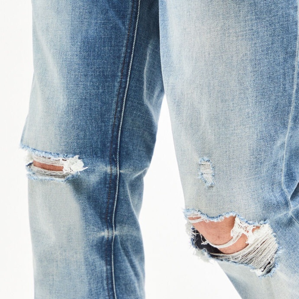 🔥PacSun Medium Destroy Stacked Skinny Jeans NWT - Picture 7 of 10